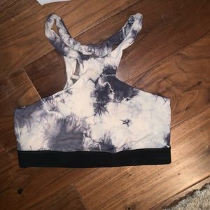 Blue Life Tie-Dye Sports Bra size S